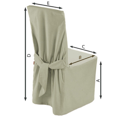 Universal Stoleovertræk 45 x 94 cm fra kollektionen Loneta, Stof: 133-05