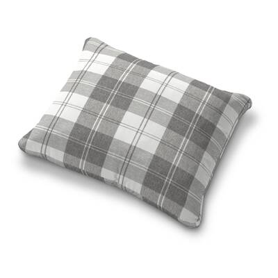 Decorative Cushions Grey And White Cushion Cover ALBA GREY Linen