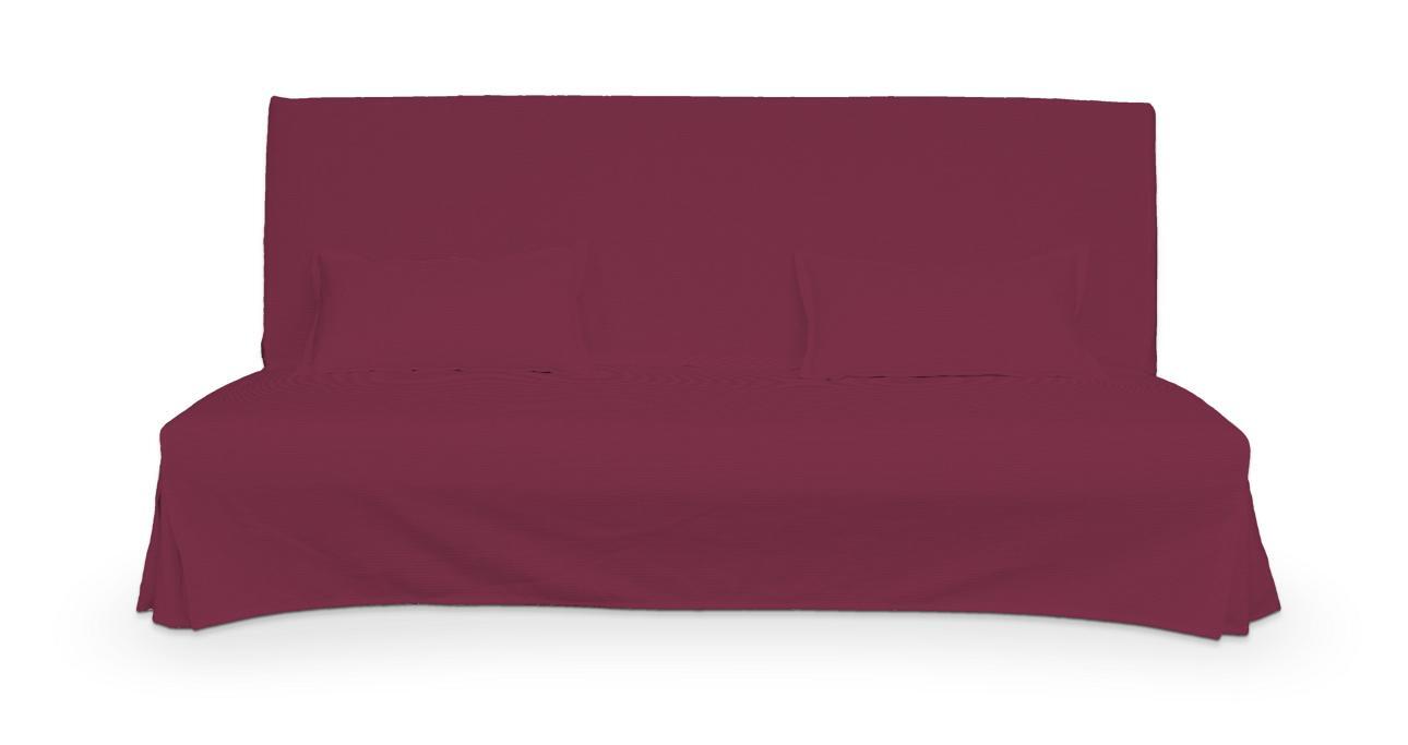 Dekoria Potah na pohovku Beddinge a 2 potahy na polštáře - jednoduché bez prošití, Plum švestková, sofa Beddinge, Cotton Panama, 702-32