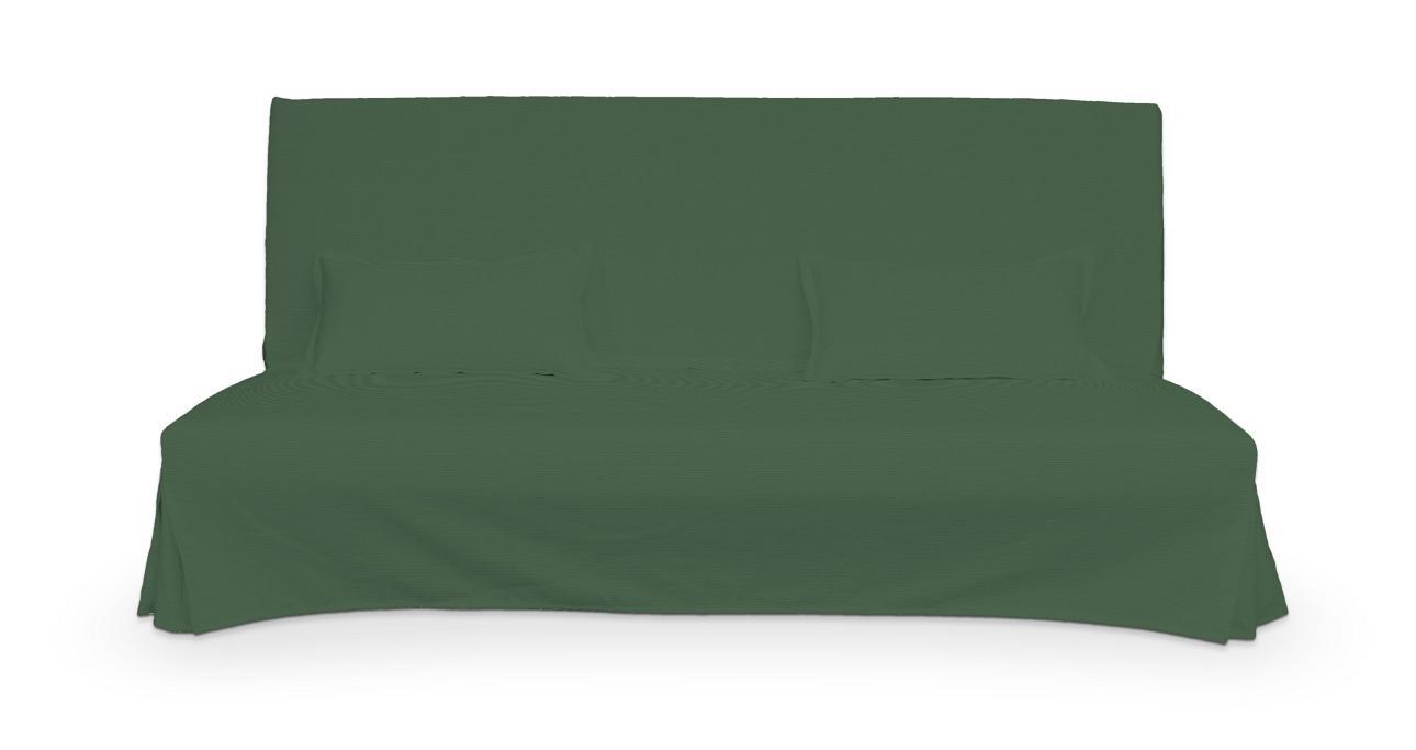 Dekoria Potah na pohovku Beddinge a 2 potahy na polštáře - jednoduché bez prošití, Forest Green - zelená, sofa Beddinge, Cotton Panama, 702-06