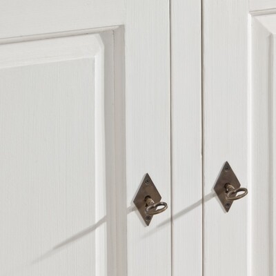 Komoda Brighton 3 szuflady  + 2 drzwi white 140 x 48 x 80 cm