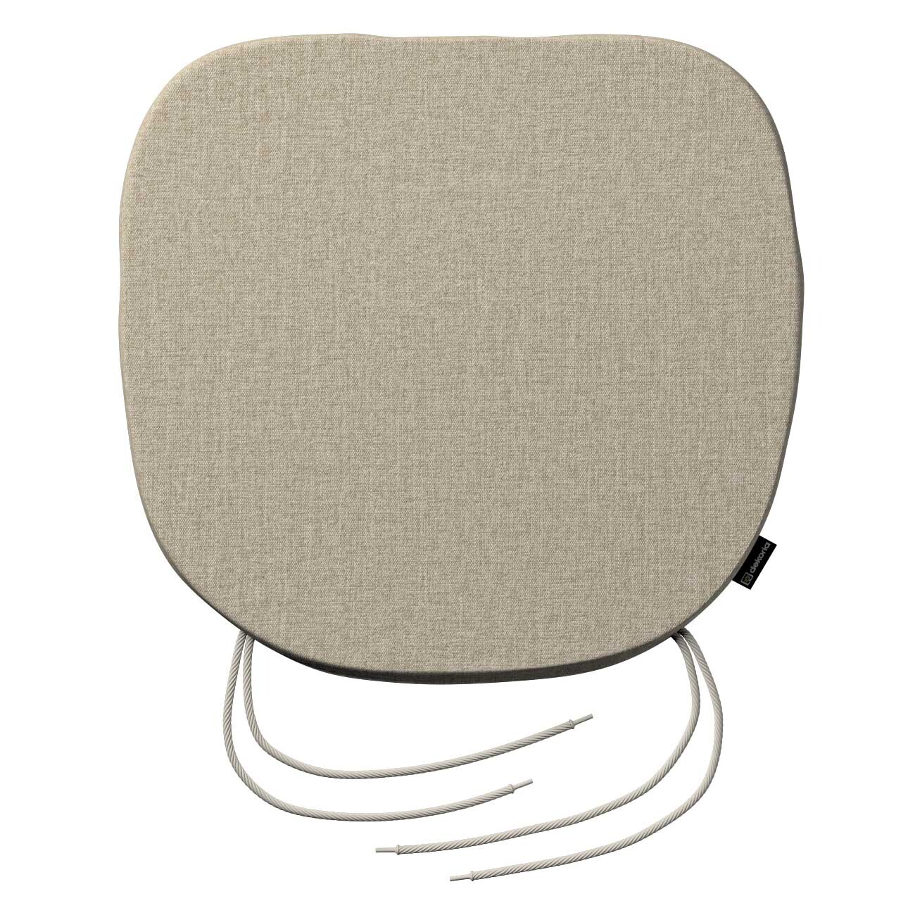 Stuhlkissen Marcus mit Bindeschnur, beige- grau, 40 x 37 x 2,5 cm, City (70 günstig online kaufen