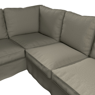 Ektorp betræk hjørnesofa 240/136 X 82 X 73 CM fra kollektionen Living, Stof: 162-51
