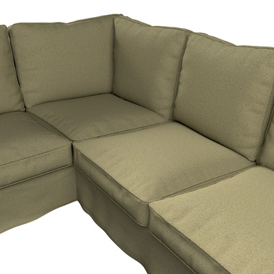 Pokrowiec na sofę narożną Ektorp 240/136 x 82 x 73 cm w kolekcji Living Loop, tkanina: 162-52