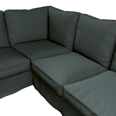 Pokrowiec na sofę narożną Ektorp 240/136 x 82 x 73 cm w kolekcji Living Loop, tkanina: 162-58