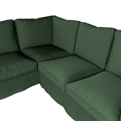 Ektorp betræk hjørnesofa 240/136 X 82 X 73 CM fra kollektionen Cotton Panama, Stof: 702-51