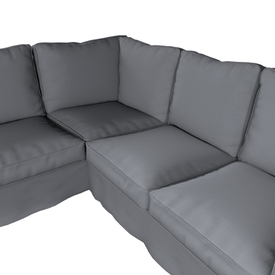 Ektorp betræk hjørnesofa 240/136 X 82 X 73 CM fra kollektionen Cotton Panama, Stof: 702-46