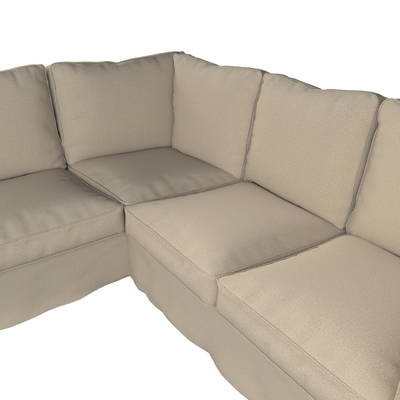 Ektorp klädsel<br>hörnsoffa 240/136 X 82 X 73 CM i kollektionen Edinburgh, Tyg: 115-78