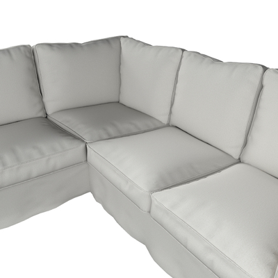 Ektorp betræk hjørnesofa 240/136 X 82 X 73 CM fra kollektionen Etna, Stof: 705-90