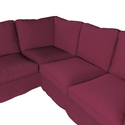 Ektorp betræk hjørnesofa 240/136 X 82 X 73 CM fra kollektionen Cotton Panama, Stof: 702-32