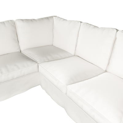 Ektorp klädsel<br>hörnsoffa 240/136 X 82 X 73 CM i kollektionen Panama Cotton, Tyg: 702-49