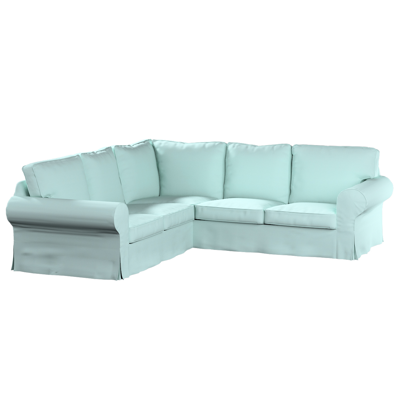 Ektorp corner sofa cover, pastel blue, 702-10, Ektorp corner sofa