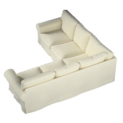 Ektorp betræk hjørnesofa 240/136 X 82 X 73 CM fra kollektionen Velvet, Stof: 704-36