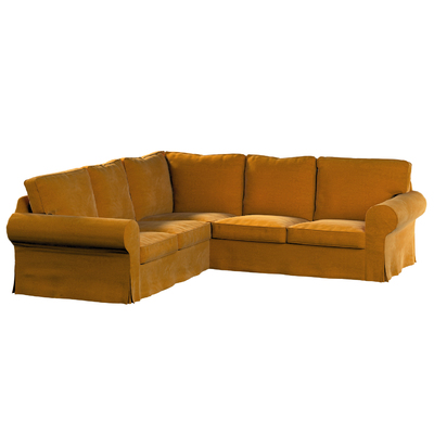 Ektorp corner sofa cover, mustard, 704-23, Ektorp corner sofa