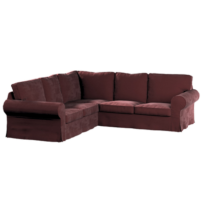 Ektorp betræk hjørnesofa 240/136 X 82 X 73 CM fra kollektionen Velvet, Stof: 704-37