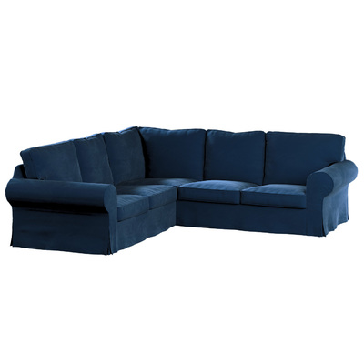 Ektorp corner sofa cover, navy blue, 704-29, Ektorp corner sofa