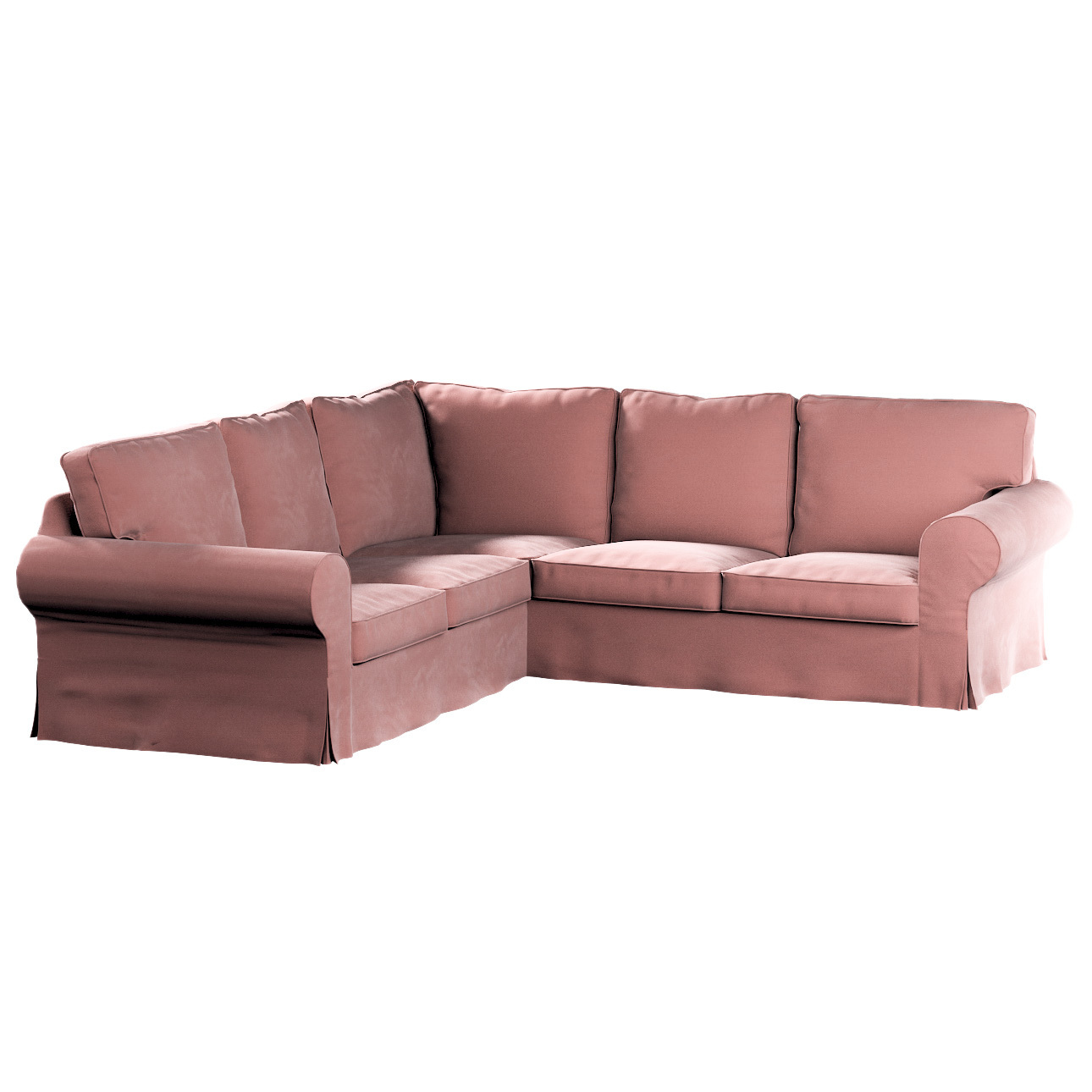 Ektorp corner sofa cover, pale coral, 70430, Ektorp corner sofa cover