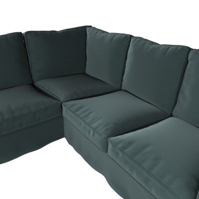 Ektorp betræk hjørnesofa 240/136 X 82 X 73 CM fra kollektionen Ingrid, Stof: 705-36