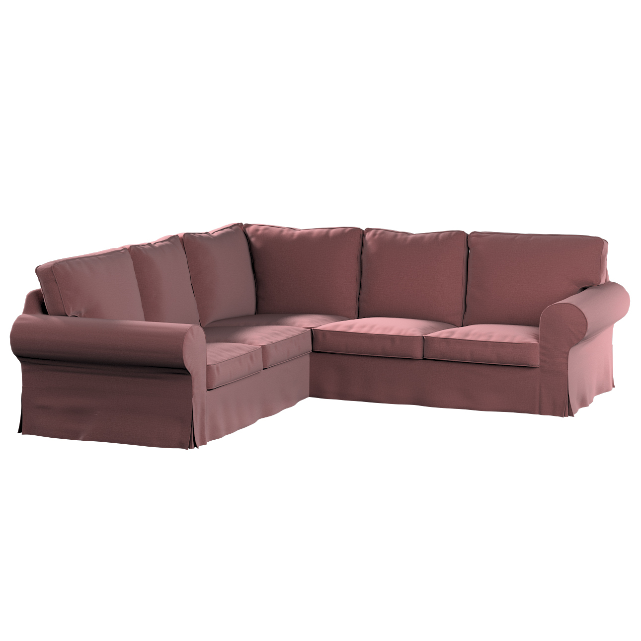 Bezug für Ektorp Ecksofa, violett, Sofahusse für Ektorp Ecksofa, Ingrid (70 günstig online kaufen