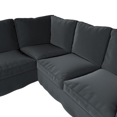Ektorp betræk hjørnesofa 240/136 X 82 X 73 CM fra kollektionen Ingrid, Stof: 705-43