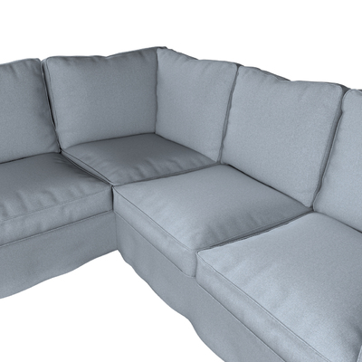 Ektorp betræk hjørnesofa 240/136 X 82 X 73 CM fra kollektionen Amsterdam, Stof: 704-46