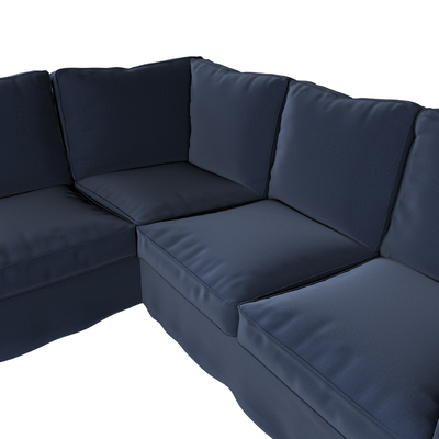 Ektorp corner sofa cover, navy blue, 705-39, Ektorp corner sofa
