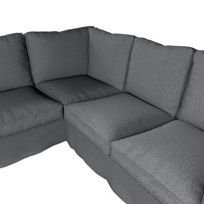 Bezug für Ektorp Ecksofa Sofahusse für Ektorp Ecksofa von der Kollektion Amsterdam, Stoff: 704-47