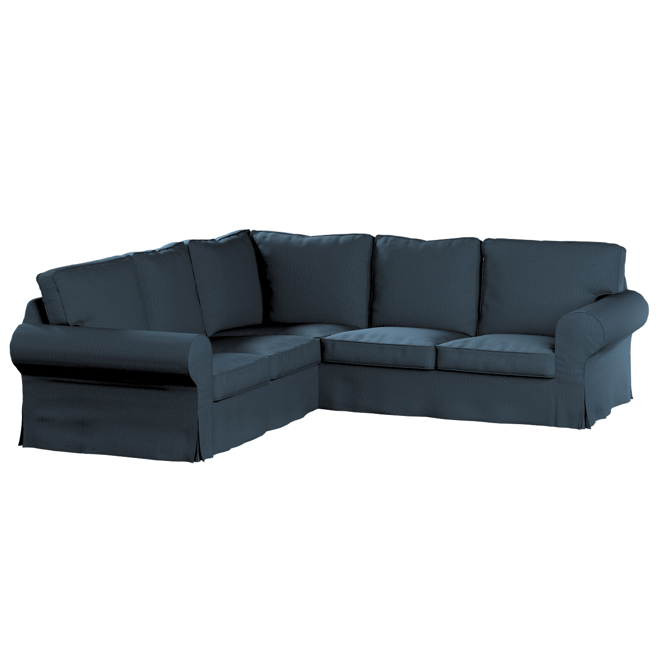 Bezug für Ektorp Ecksofa, Dunkelblau, Sofahusse für Ektorp Ecksofa, Etna (7 günstig online kaufen
