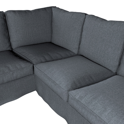 Ektorp betræk hjørnesofa 240/136 X 82 X 73 CM fra kollektionen City, Stof: 704-86