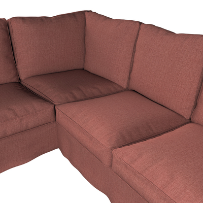 Ektorp betræk hjørnesofa 240/136 X 82 X 73 CM fra kollektionen City, Stof: 704-84