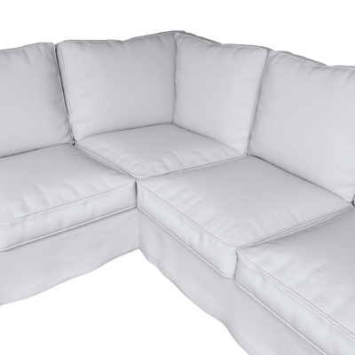 Ektorp betræk hjørnesofa 240/136 X 82 X 73 CM fra kollektionen Teddy, Stof: 702-80
