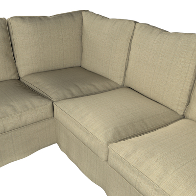 Ektorp betræk hjørnesofa 240/136 X 82 X 73 CM fra kollektionen Living, Stof: 161-68