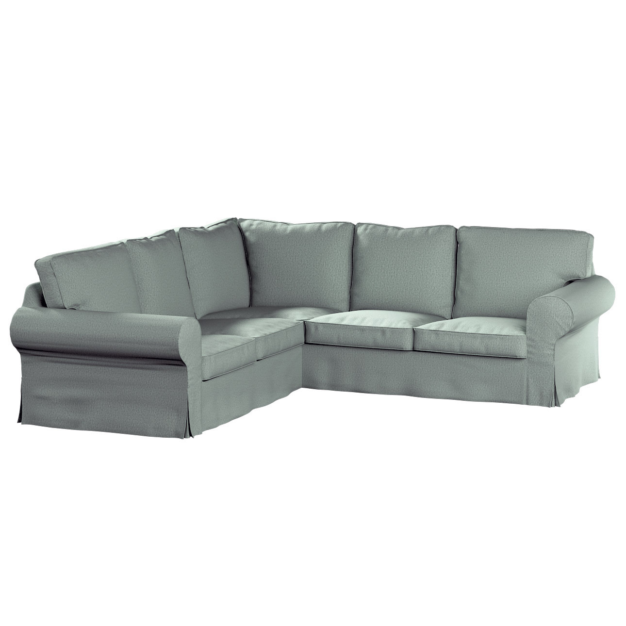 Bezug für Ektorp Ecksofa, eukalyptusgrün, Sofahusse für Ektorp Ecksofa, Mad günstig online kaufen