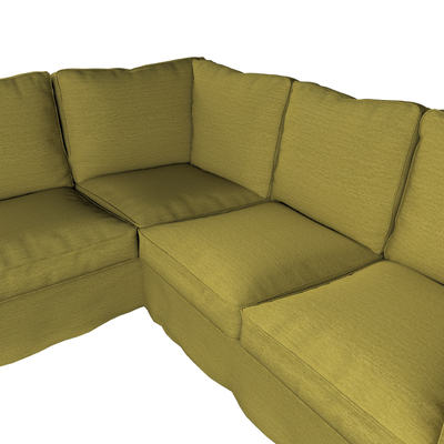 Ektorp corner sofa cover green 162 25 Ektorp corner sofa cover Dekoria