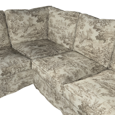 Ektorp betræk hjørnesofa 240/136 X 82 X 73 CM fra kollektionen Avinon, Stof: 144-53