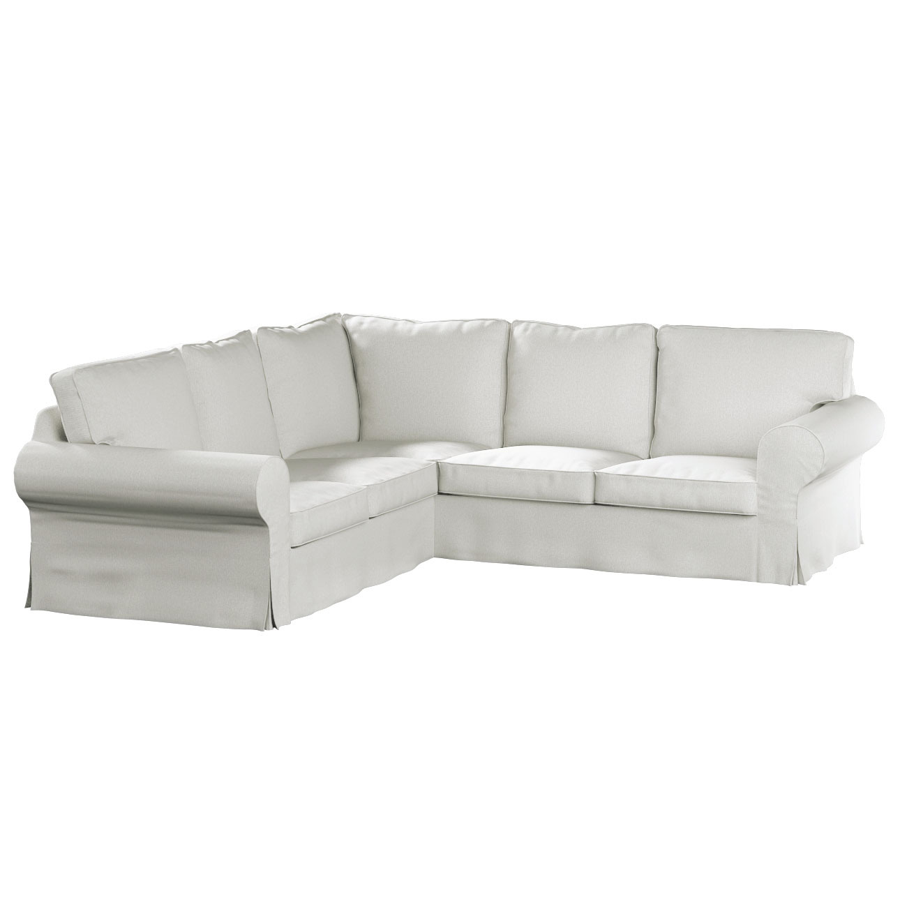 Bezug für Ektorp Ecksofa, creme, Sofahusse für Ektorp Ecksofa, Amsterdam (7 günstig online kaufen