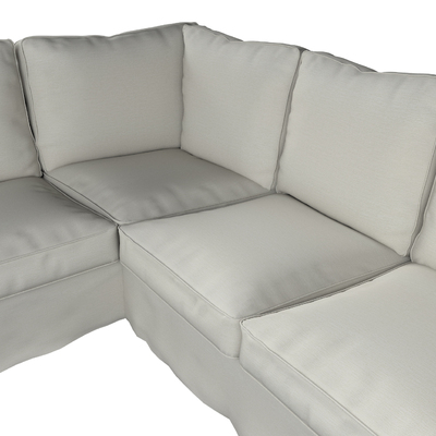 Ektorp betræk hjørnesofa 240/136 X 82 X 73 CM fra kollektionen Living 2, Stof: 162-37