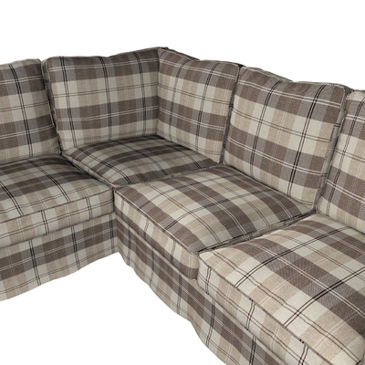 Ektorp klädsel<br>hörnsoffa 240/136 X 82 X 73 CM i kollektionen Edinburgh, Tyg: 115-80