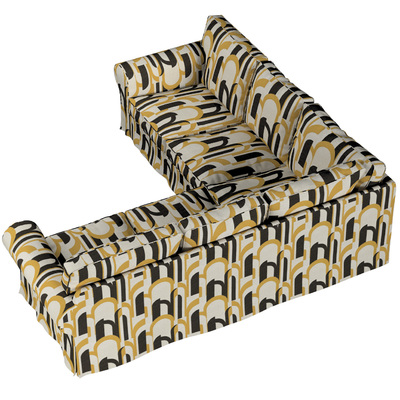 Ektorp betræk hjørnesofa 240/136 X 82 X 73 CM fra kollektionen Cosy Home, Stof: 145-08