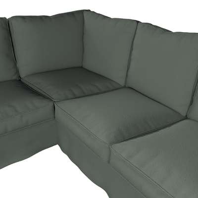Ektorp betræk hjørnesofa 240/136 X 82 X 73 CM fra kollektionen Teddy, Stof: 702-85