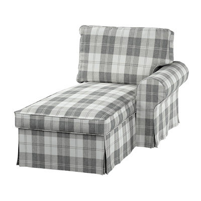 Pokrowiec na szezlong Ektorp prawy 84 x 166 x 73 cm w kolekcji Edinburgh, tkanina: 115-79