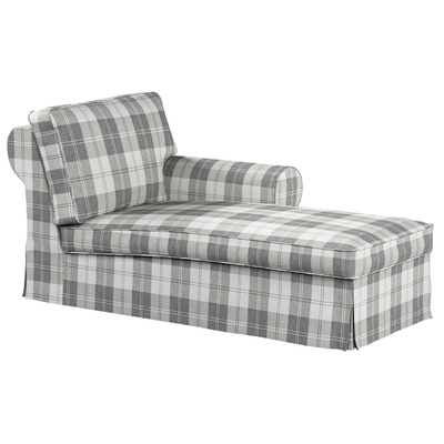 Pokrowiec na szezlong Ektorp prawy 84 x 166 x 73 cm w kolekcji Edinburgh, tkanina: 115-79