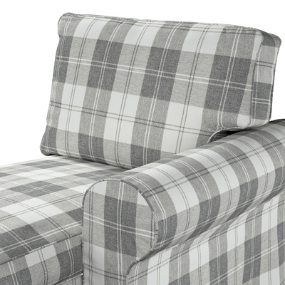 Pokrowiec na szezlong Ektorp prawy 84 x 166 x 73 cm w kolekcji Edinburgh, tkanina: 115-79