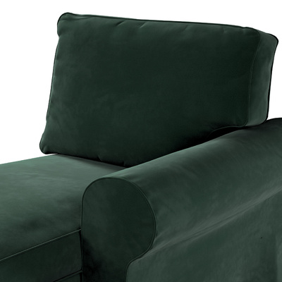 Bezug für Ektorp Récamiere rechts Sofahusse für Ektorp Recamiere rechts von der Kollektion Velvet, Stoff: 704-25