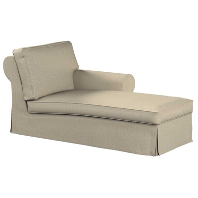 Pokrowiec na szezlong Ektorp prawy 84 x 166 x 73 cm w kolekcji City, tkanina: 704-80