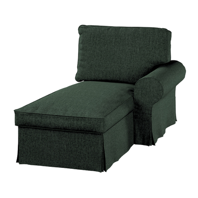 Pokrowiec na szezlong Ektorp prawy 84 x 166 x 73 cm w kolekcji City, tkanina: 704-81