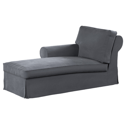 Ektorp betræk chaiselong venstre 84 X 166 X 73 CM fra kollektionen Velvet, Stof: 704-12