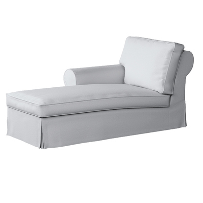 Ektorp betræk chaiselong venstre 84 X 166 X 73 CM fra kollektionen Teddy, Stof: 702-80