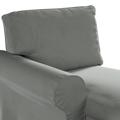Pokrowiec na szezlong Ektorp lewy 84 x 166 x 73 cm w kolekcji Living Velvet, tkanina: 704-58
