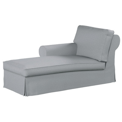 Pokrowiec na szezlong Ektorp lewy 84 x 166 x 73 cm w kolekcji Amsterdam, tkanina: 704-55